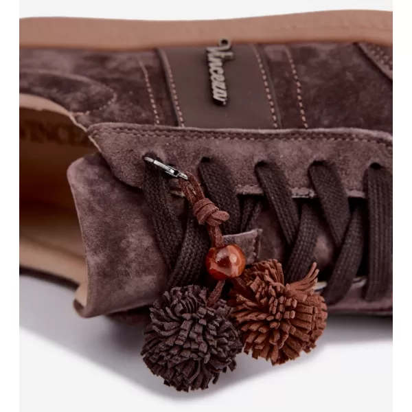  Dámské tenisky VINCEZA 79682 CHOCOLATE 