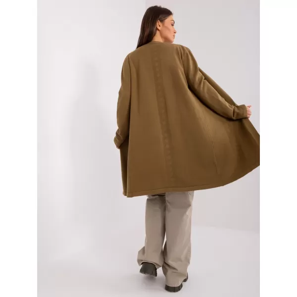  Dámský kardigan WOOL FASHION ITALIA AT-SW-2333.31X OLIVE 