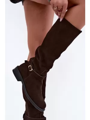 Dámské kozačky VINCEZA 89168 BROWN