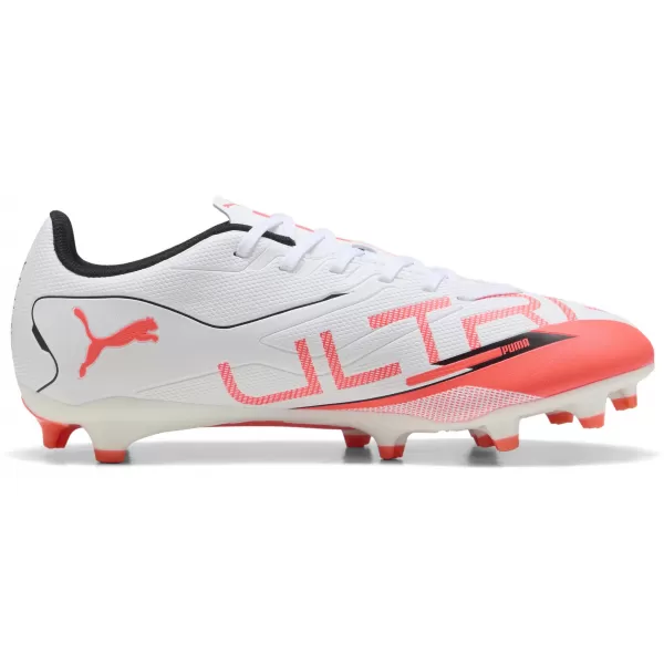  Kopačky PUMA ULTRA 5 PLAY FG/AG 108169-01 WHITE/BLACK/GLOWING RED 