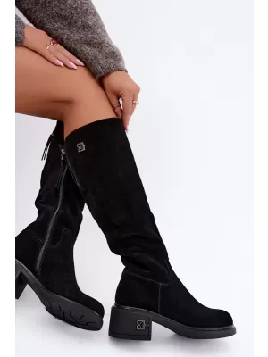 Dámské kozačky VINCEZA 67056 BLACK