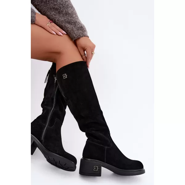  Dámské kozačky VINCEZA 67056 BLACK 