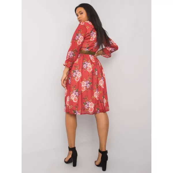  Dámské šaty LAKERTA LK-SK-507267.28 BURGUNDY 