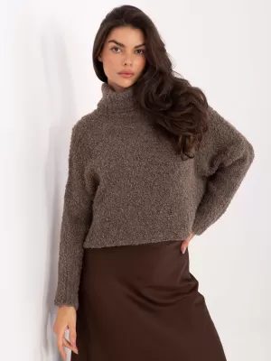 Dámský svetr FACTORY PRICE CH-SW-72993.25 DARK BEIGE