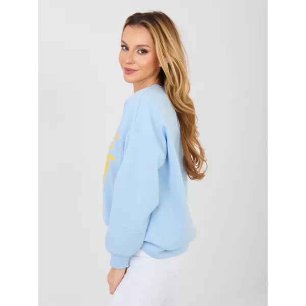  Dámská mikina RUE PARIS IT-BL-22183.45 LIGHT BLUE 