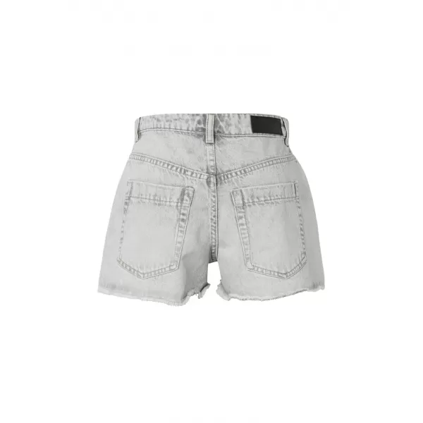  Dámské kraťasy URBAN CLASSICS TB8193 LIGHT SILVER GREY WASHED 