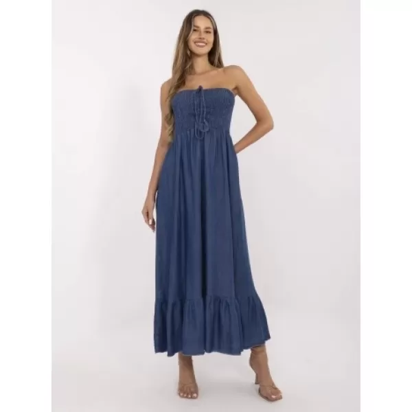  Dámské šaty ITALY MODA DHJ-SK-A9051.96 DARK BLUE 
