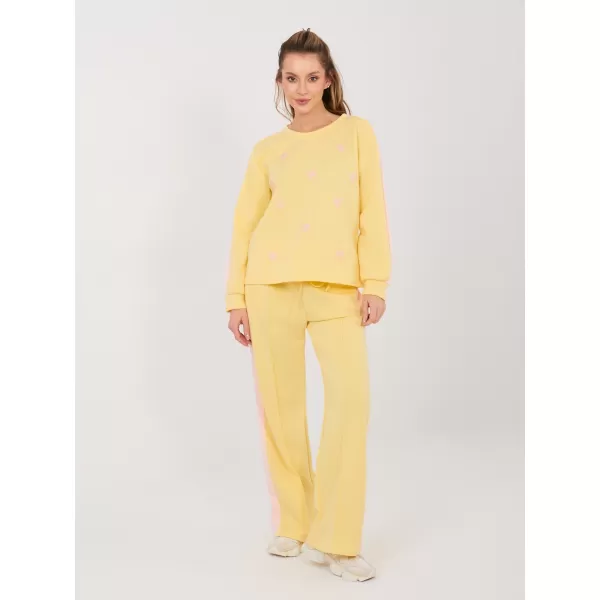  Dámská tepláková souprava RUE PARIS IT-KMPL-22211.31 BRIGHT YELLOW 