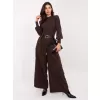 Dámská halenka RUE PARIS RV-BZ-5223.15 DARK BROWN