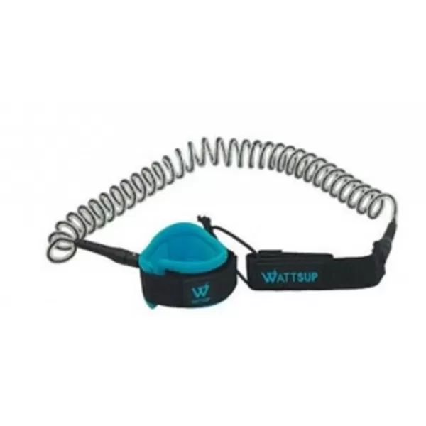  Leash WATTSUP Coiled 10 8mm BLACK/BLUE 
