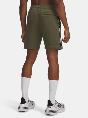 Pánské kraťasy UNDER ARMOUR ICON FLEECE SHORT TAPING 1390299-391 ZELENÁ