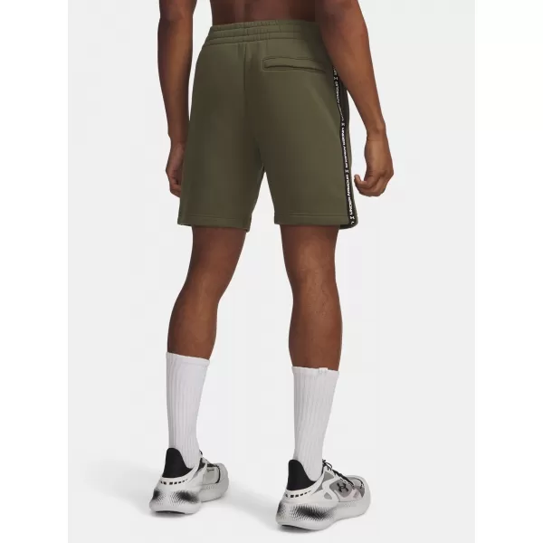  Pánské kraťasy UNDER ARMOUR ICON FLEECE SHORT TAPING 1390299-391 ZELENÁ 