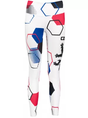 Dámské dlouhé funkční legíny premium (nové velikosti) ALTISPORT VOJ/ALW036LEG05 HEXA BÍLÁ