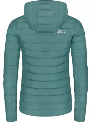 Dámská prošívaná bunda NORDBLANC NIMBUS WJL8395 ZELENÁ