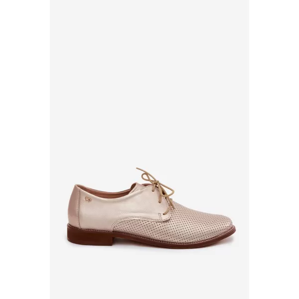  Dámské polobotky ZAZOO 4238/HOGL GOLD 