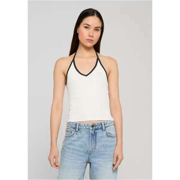  Dámský top URBAN CLASSICS TB8352-00555 OFF WHITE 