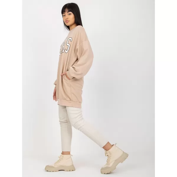  Dámská mikina EX MODA EM-BL-U719.82P BEIGE 