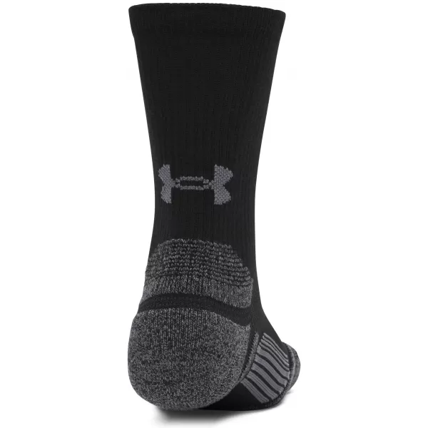  Ponožky UNDER ARMOUR UA PERF TECH PRO 3PK CREW 1386246-008 ČERNÁ 