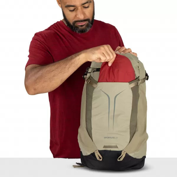  Turistický batoh OSPREY SPORTLITE 22 OLIVE TAN 