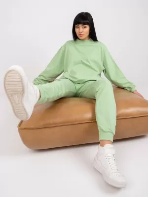 Dámské tepláky BASIC FEEL GOOD AP-DR-A-003 PISTACHIO