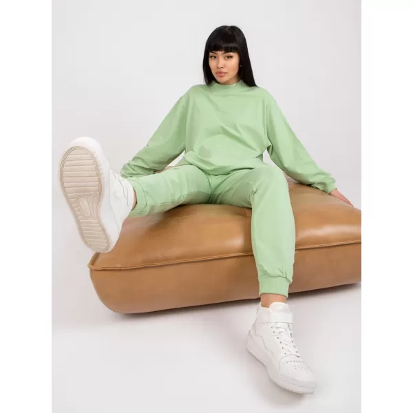  Dámské tepláky BASIC FEEL GOOD AP-DR-A-003 PISTACHIO 