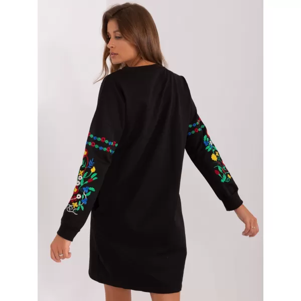  Dámské šaty RUE PARIS RV-SK-8979.94P BLACK 