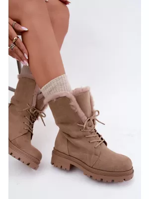 Dámské kotníkové boty BOTO 1628 BEIGE
