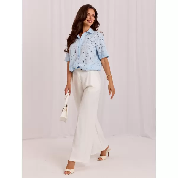  Dámská košile LAKERTA LK-KS-510284.76 LIGHT BLUE 