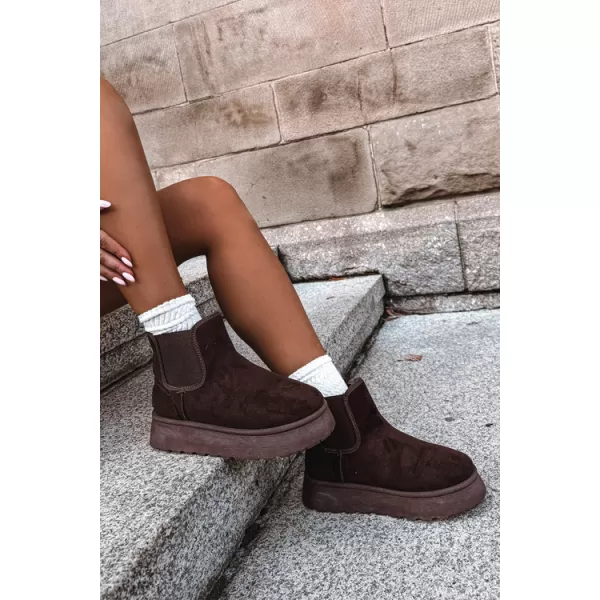  Dámské boty BIG STAR SHOES UU274174 BROWN/BEIGE SHADOWS 