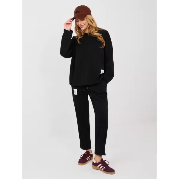  Dámská tepláková souprava RUE PARIS IT-KMPL-20583.09P BLACK 