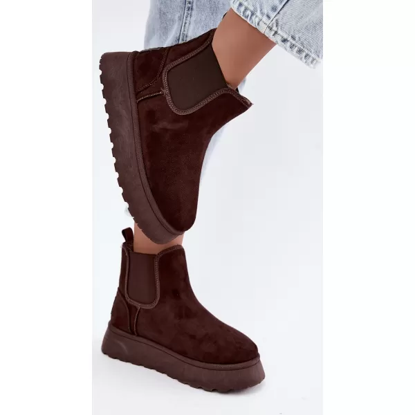  Dámské boty BIG STAR SHOES UU274174 BROWN/BEIGE SHADOWS 