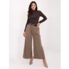 Dámské kalhoty RUE PARIS IT-SP-FL5583.16P DARK BEIGE