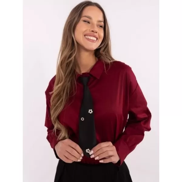  Dámská košile ITALY MODA DHJ-KS-9213.86 BURGUNDY 