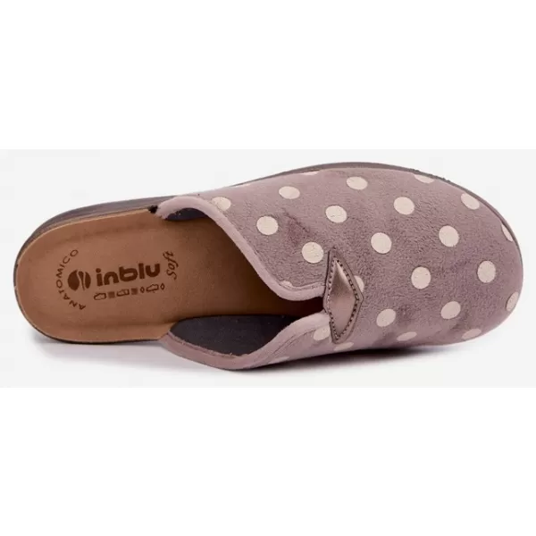  Dámské pantofle INBLU OD000014 BROWN 