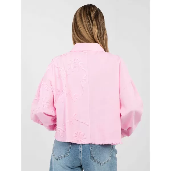  Dámská bunda RUE PARIS IT-KR-FL9993.77 BRIGHT PINK 