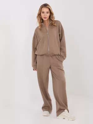 Dámské kalhoty FACTORY PRICE SM-SP-A1561.25 DARK BEIGE