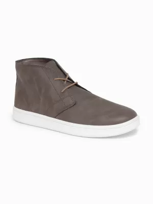 Pánské kotníkové boty OMBRE OM-FOCS-0162 DARK BROWN