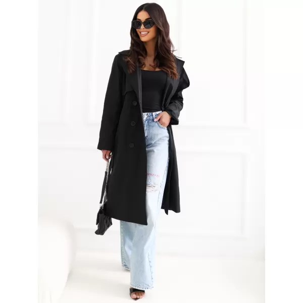  Dámský kabát RUE PARIS IT-PL-FL8808.01 BLACK 