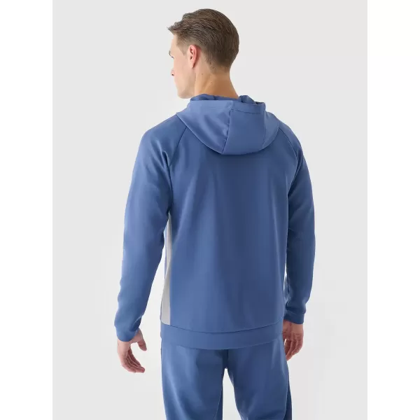  Pánská mikina 4F 4FWAW25TSWSM1930 DENIM 
