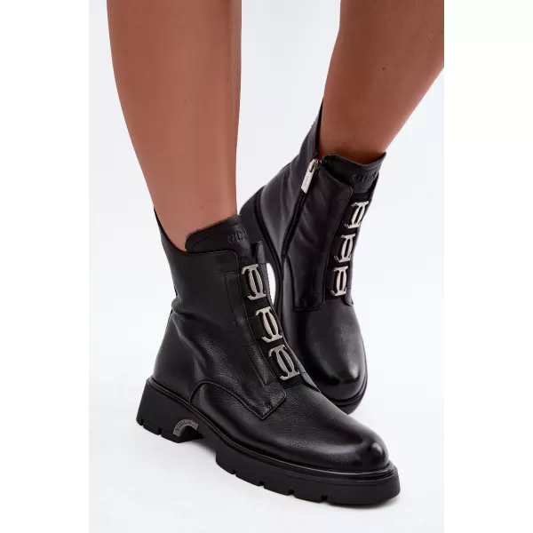  Dámské kotníkové boty GOE UU2N4138 BLACK 