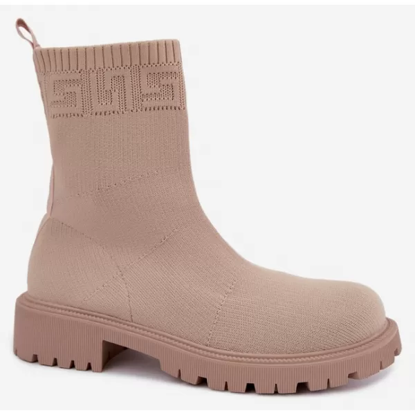 Dámské kotníkové boty BOTO LQ-50 BEIGE 