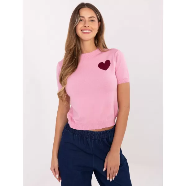  Dámský svetr FACTORY PRICE IT-SW-93007.26 PINK 