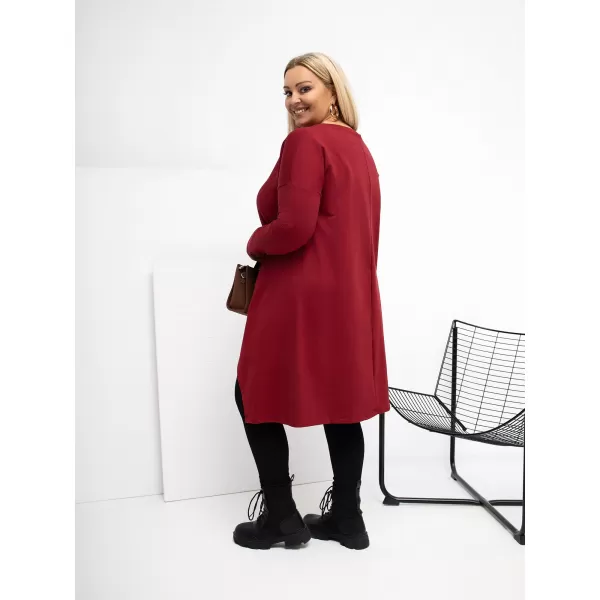  Dámská tunika RELEVANCE RV-TU-5042.09X BURGUNDY 