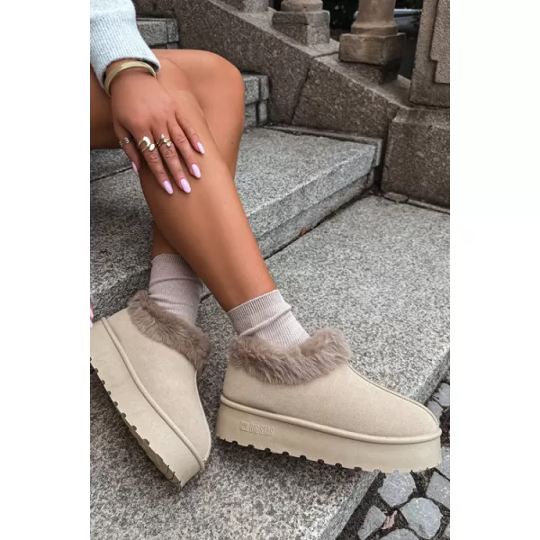  Dámské sněhule BIG STAR SHOES UU274204 BEIGE 