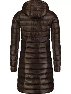 Dámský zimní kabát NORDBLANC GALEFORCE WJL8406 HNĚDÁ
