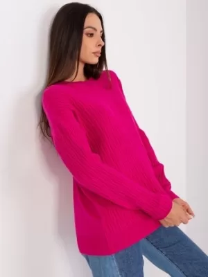 Dámský svetr WOOL FASHION ITALIA AT-SW-2338.14P FUCHSIA