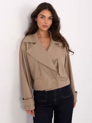 Dámská bunda RUE PARIS IT-KR-FL9558.60 BEIGE