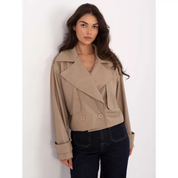  Dámská bunda RUE PARIS IT-KR-FL9558.60 BEIGE 