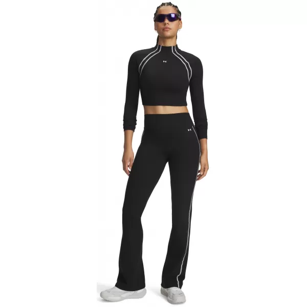  Dámské sportovní kalhoty UNDER ARMOUR MOTION NOVELTY BOOT CUT 6013783-008 ČERNÁ 