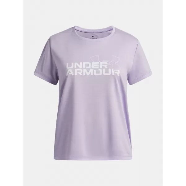  Dívčí triko UNDER ARMOUR TECH TWIST WDMK LOGO SS 6007134-536 FIALOVÁ 